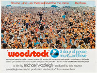 Woodstock (Warner Brothers, 1970). British Quad (30&quot; X 40&quot;)
