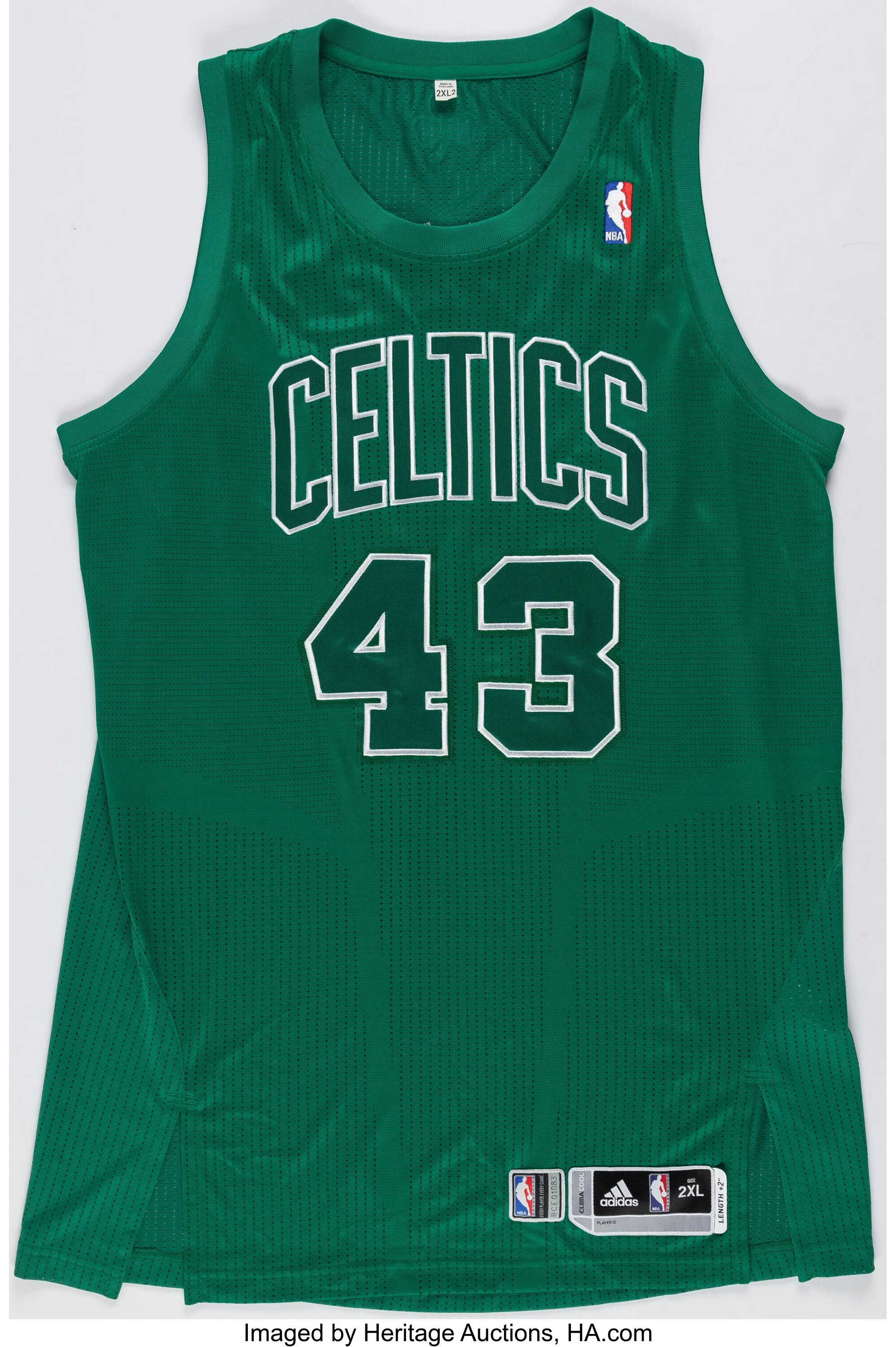 2012 Kris Joseph Game Worn Boston Celtics Christmas Day Jersey Lot 44126 Heritage Auctions heritage auctions sports