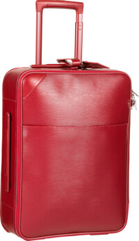 Louis Vuitton Rubis Epi Leather Pegase 50 Suitcase Excellent to Pristine Condition 13" Width x 18" Height x 7&...