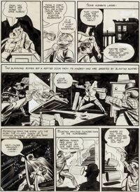 Bob Kane, Jerry Robinson, and George Roussos Batman #9 Story Page 5 Original Art (DC, 1942)