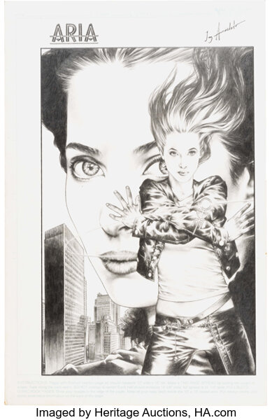Jay Anacleto Aria 1 Limited Edition Variant Cover Original Art Lot 101 Heritage Auctions