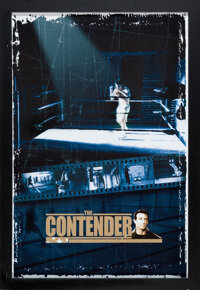 A Framed Television Poster from "The Contender."