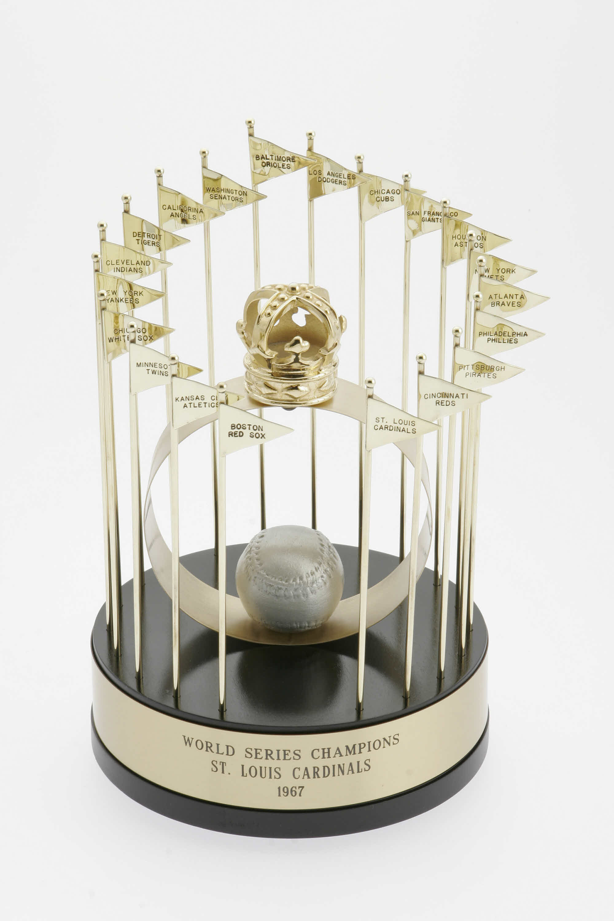 St. Louis Cardinals Replica World Series Rings and Trophy