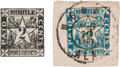 Miscellaneous:Ephemera, Two Confederate-era Mobile, Alabama Postmaster's Provisional
Stamps....