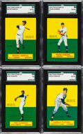 Baseball Cards:Sets, 1964 Topps Stand Up Baseball Near Set (67/77). ...