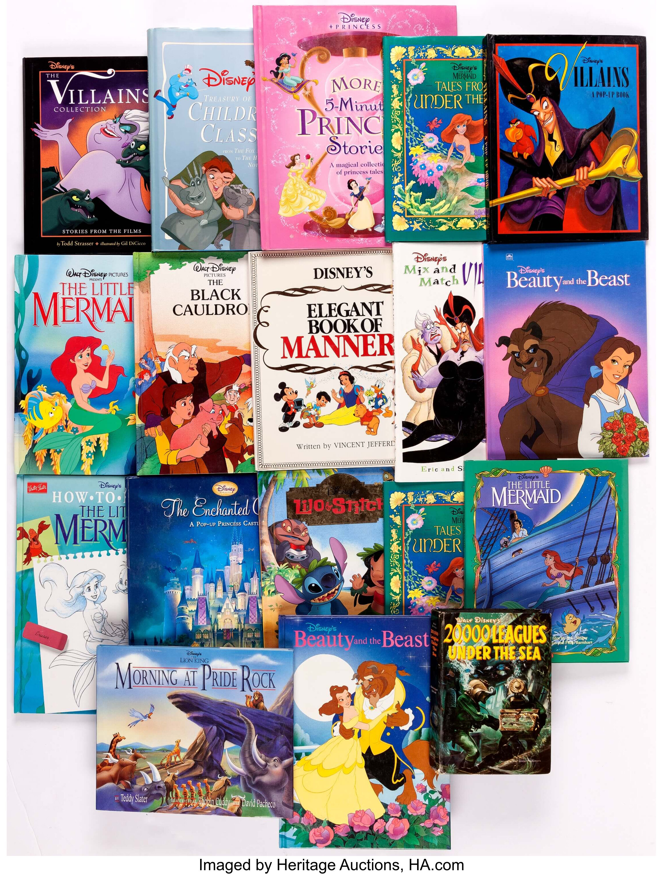 Assorted Disney Animated Movies Books Group of 18 (Various | Lot #12780 |  Heritage Auctions