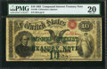 Large Size:Compound Interest Treasury Notes, Fr. 190 $10 1863 Compound Interest Treasury Note PMG Very Fine 20..
...