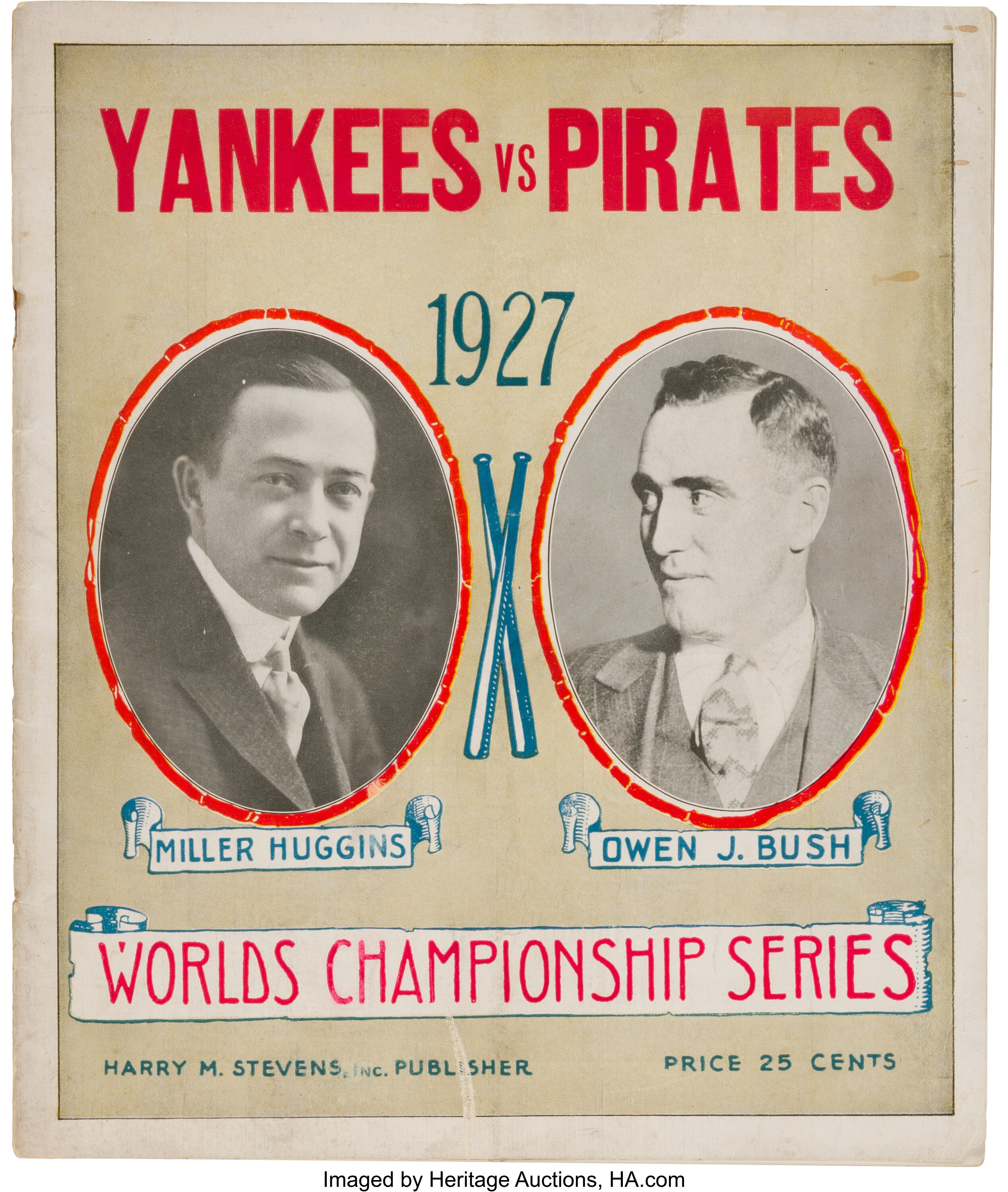 1927 World Series Program (New York).  Baseball Collectibles