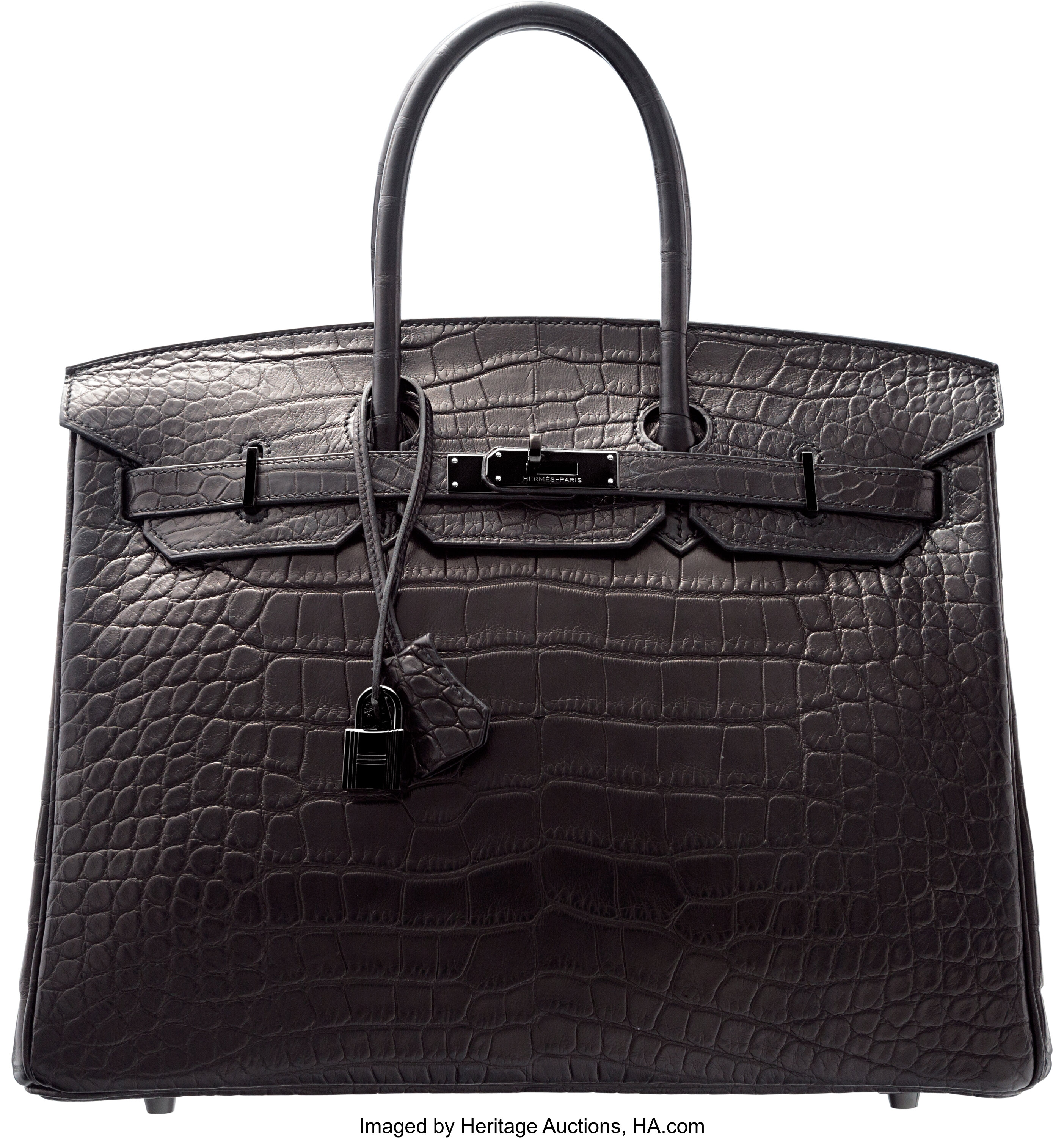 Hermès Birkin 35 Limited Edition So Black Black Matte Crocodile