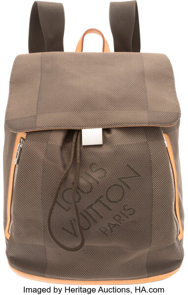 Louis Vuitton Gray Damier Geant Nylon Canvas Pionnier Backpack Bag., Lot  #58527