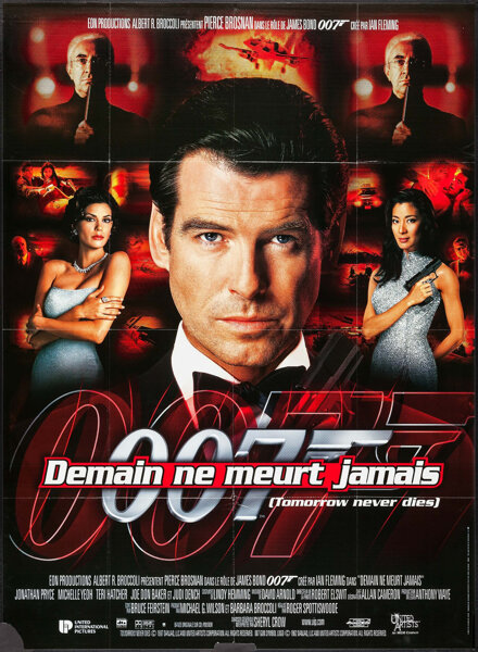 Tomorrow Never Dies Movie Poster  Film Poster A5 Prints A1 A3 A4 James Bond 1997 A2