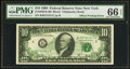 Fr. 2029-B $10 1990 Federal Reserve Note. PMG Gem Uncirculated 66 EPQ