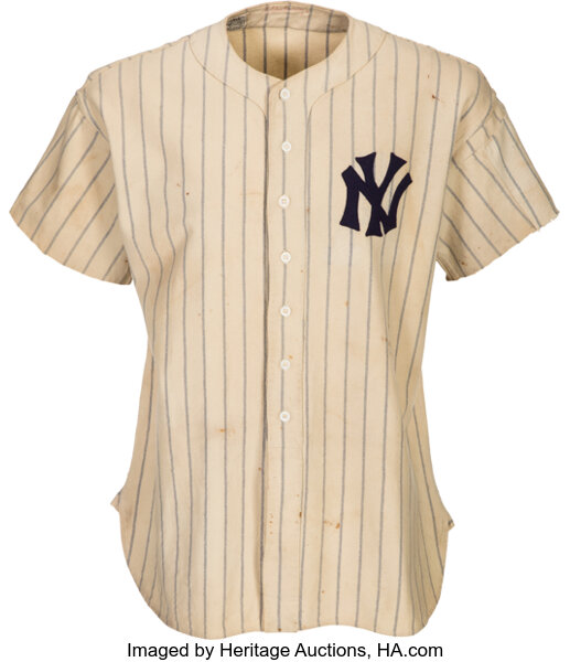 yankee button up jersey