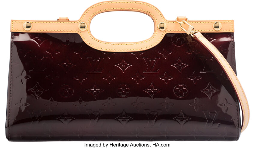 At Auction: Louis Vuitton, Louis Vuitton Amarante Monogram Vernis