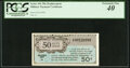 Military Payment Certificates:Series 461, Series 461 50¢ Replacement PCGS Extremely Fine 40. . ...