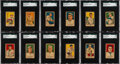 Baseball Cards:Sets, 1919-21 W514 Baseball Near Set (89/120) Plus Extras. ...