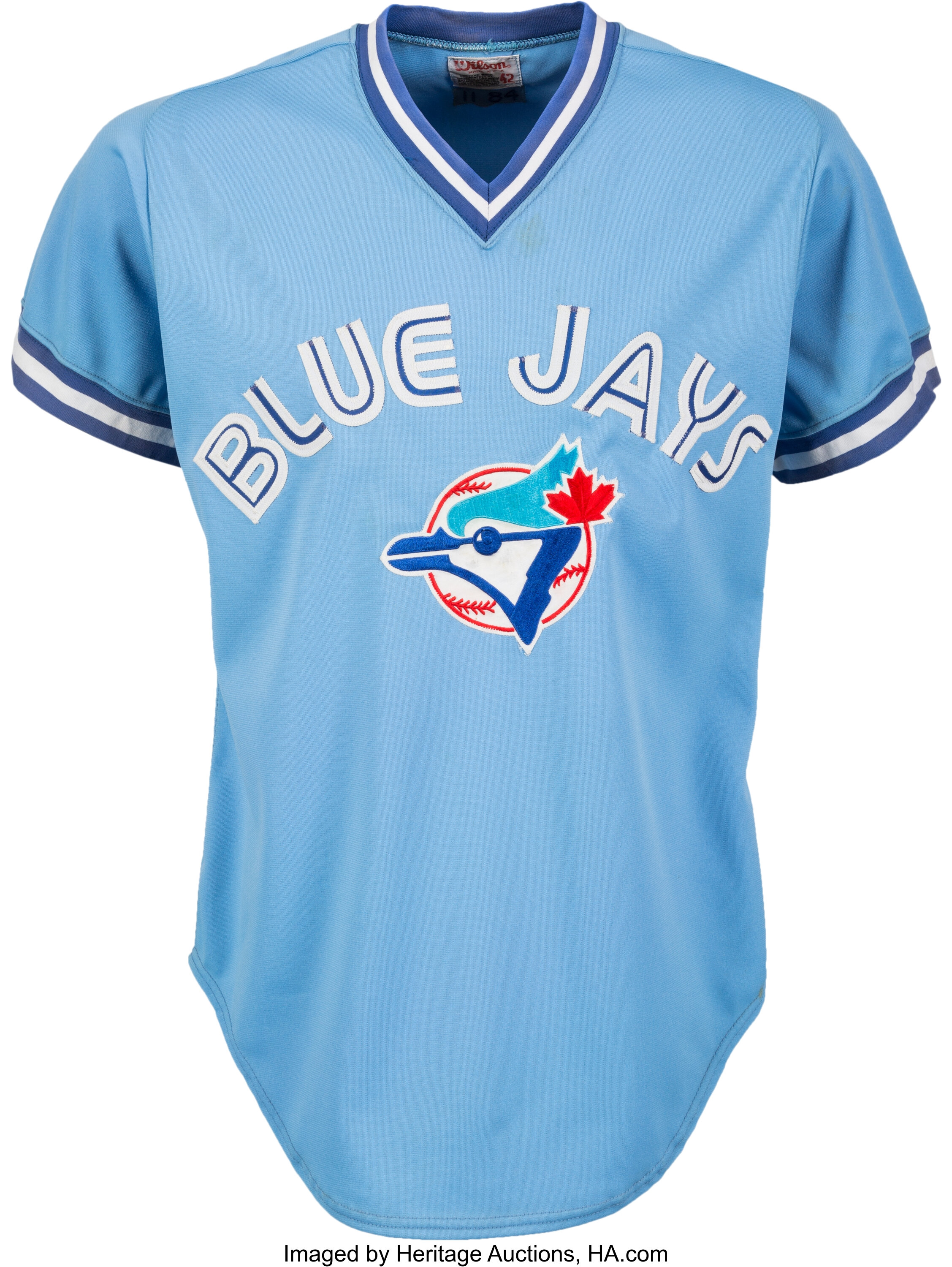 1984 George Bell Game Worn Toronto Blue Jays Jersey.  Baseball