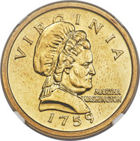 (1999) $1 Martha Washington Dollar, Judd-2185, Pollock-Unlisted, MS64 NGC....(PCGS# 511836)