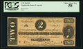 Confederate Notes:1864 Issues, T70 $2 1864 PF-5 Cr. 567.. ...