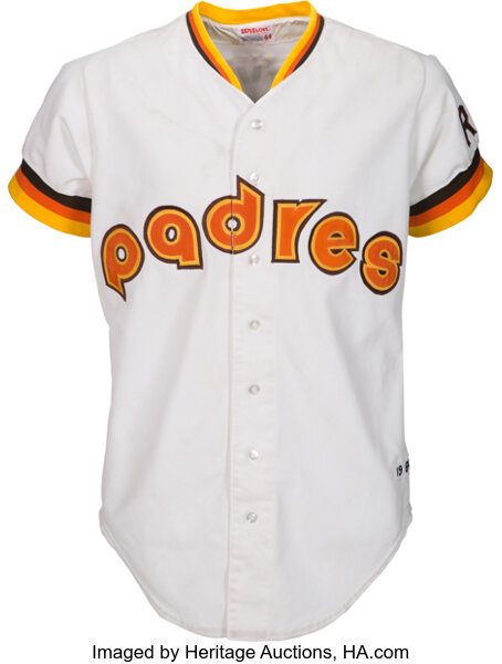 1984 Tony Gwynn Game Worn Signed San Diego Padres Jersey. . , Lot  #80474