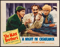 A Night in Casablanca (United Artists, 1946). Lobby Card (11" X 14"). Comedy