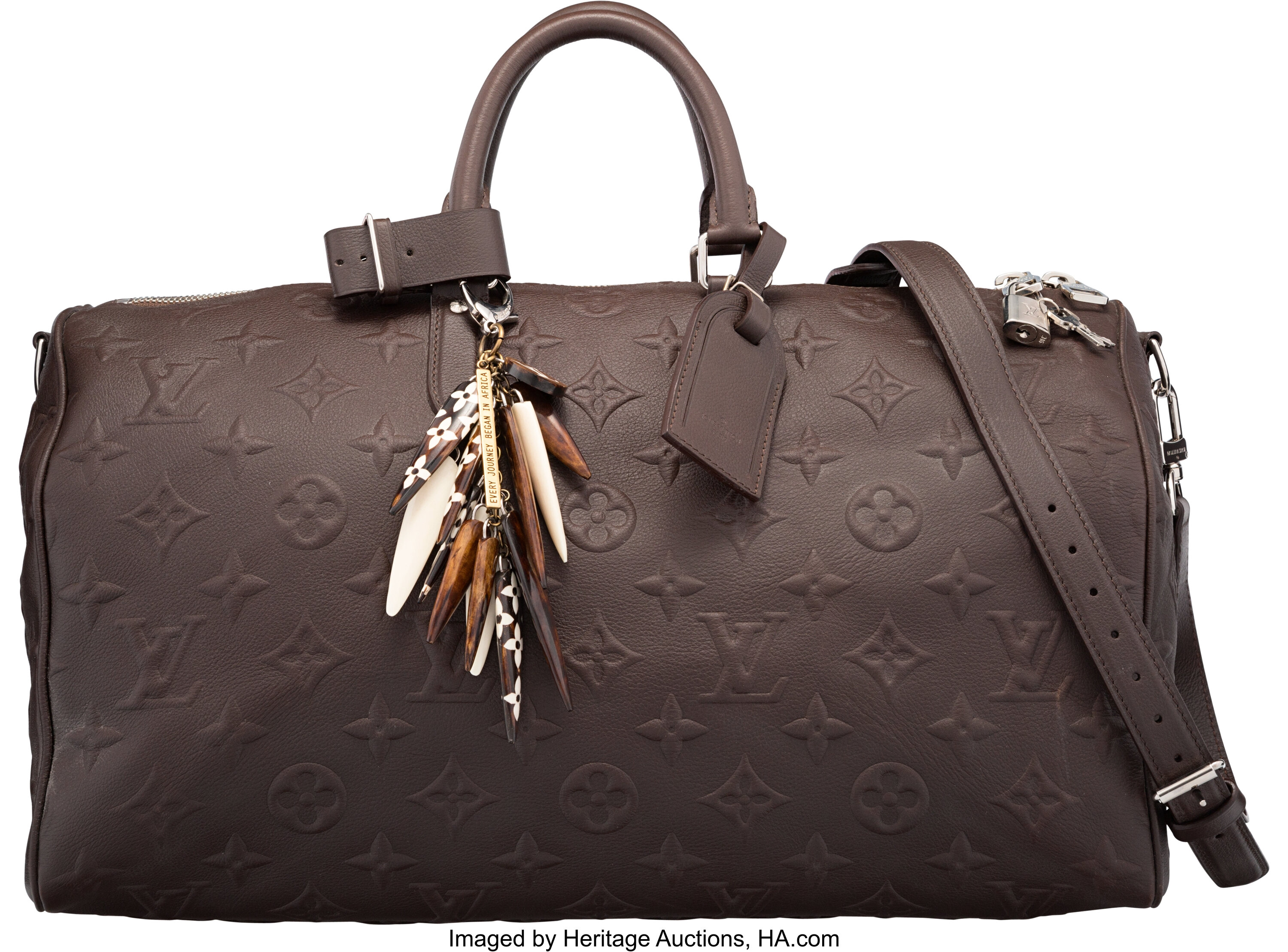 Louis Vuitton Sac Supple 45 Boston Bag(Brown)