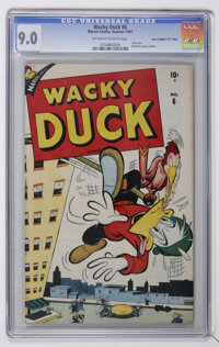 Wacky Duck #6 Davis Crippen ("D" Copy) pedigree (Marvel, 1947) CGC VF/NM 9.0 Off-white to white pages