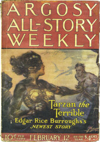 Argosy-All Story Weekly Group (Munsey, 1921-23) Condition: Average VG. Tales of Tarzan and John Carter by Edgar Rice Bur...