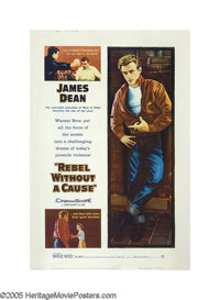 Rebel Without a Cause (Warner Brothers, 1955). Poster (40" X 60"). Nicholas Ray's movie about teen alienation...