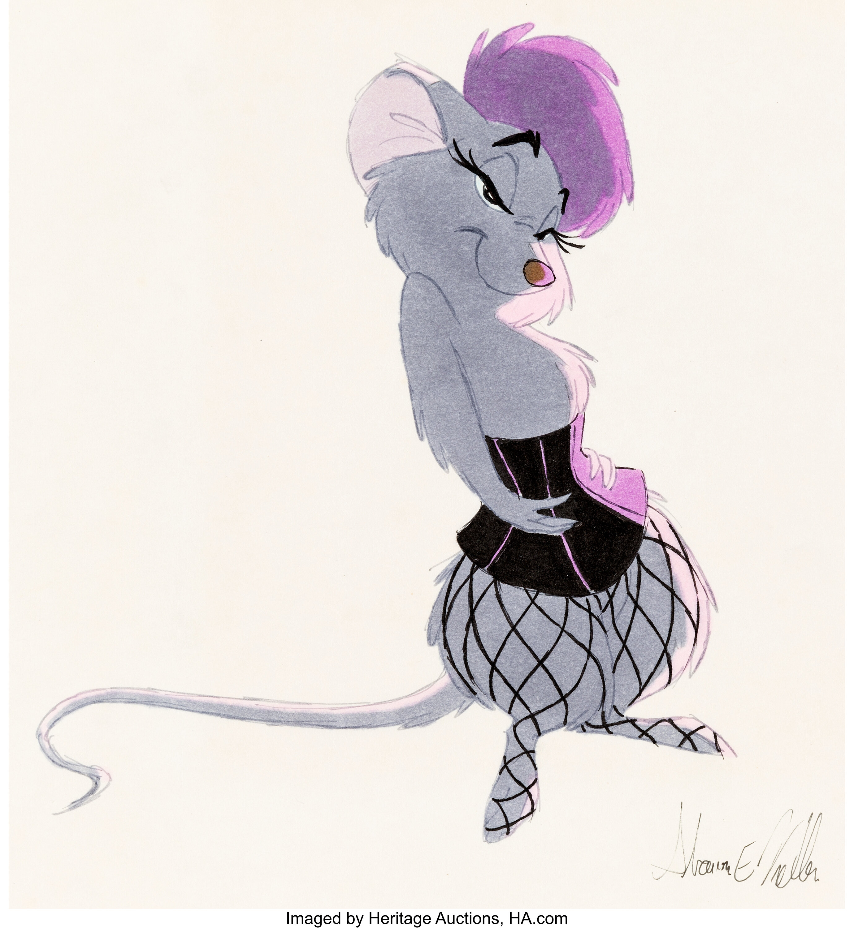 length Redundant Slum The Great Mouse Detective Dance Hall Mouse Character Development | Lot  #97298 | Heritage Auctions