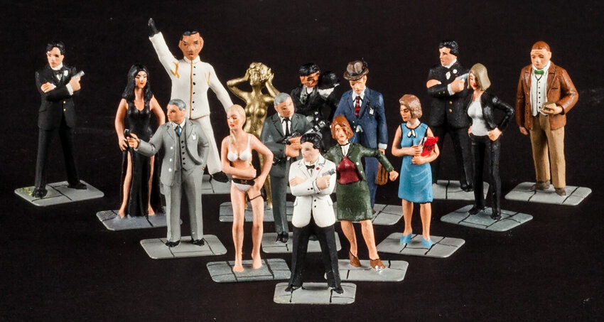 James Bond Miniature Figurines (Little Lead Soldiers, 1987). Lead, Lot  #53189