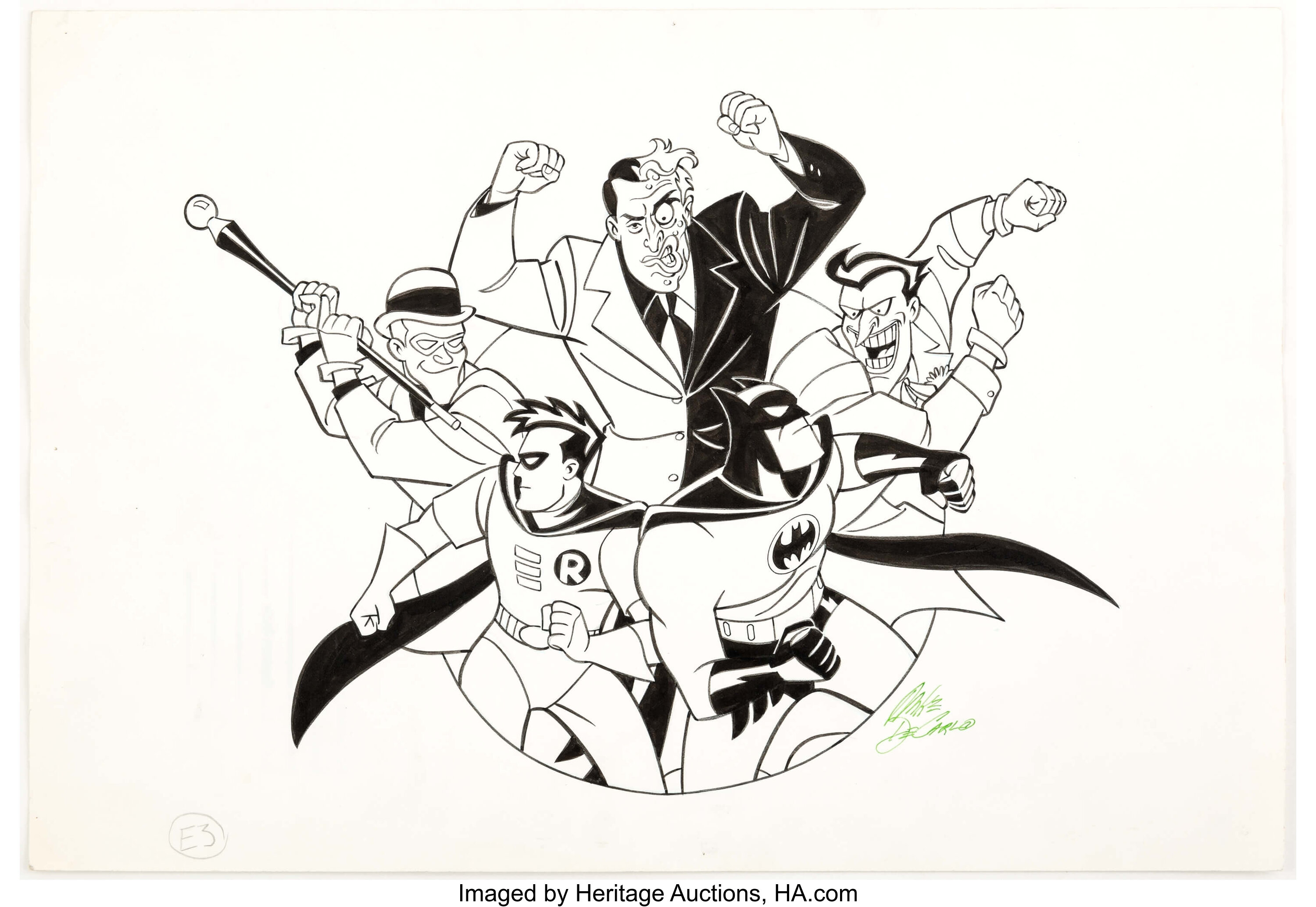 Erik Wescher and Mike DeCarlo Batman: The Animated Series - Crime | Lot  #12207 | Heritage Auctions