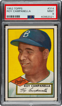 Autographed Roy Campanella Baseball - Beautiful 1955 Pre
