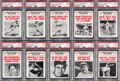 Baseball Cards:Sets, 1961 Nu-Card Scoops Baseball High Grade Complete Set (80)....