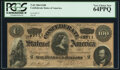 Confederate Notes:1864 Issues, T65 $100 1864 PF-1 Cr. 490.. ...