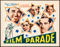 The Film Parade (Alliance, 1933). Title Lobby Card (11" X 14"). Documentary
