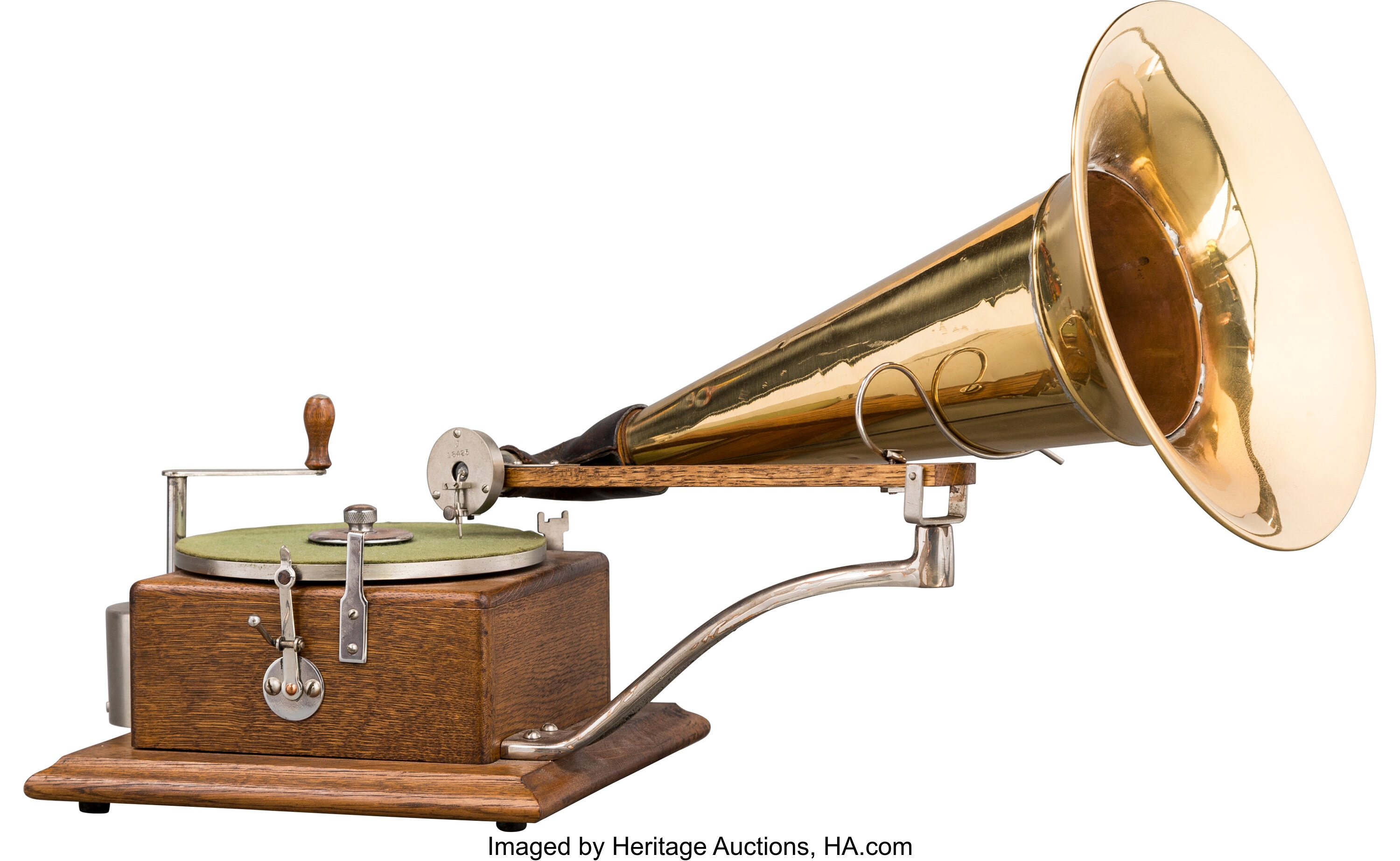 An Emile Berliner Gramophone, Washington, D.C., circa 1898. 14-1/2 | Lot #63142 | Heritage Auctions