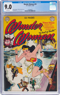 Wonder Woman #39 (DC, 1950) CGC VF/NM 9.0 White pages