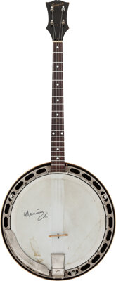 Tommy Tedesco's Circa 1950's Gibson TB-100 Sunburst Tenor Banjo, Serial # 6484-10