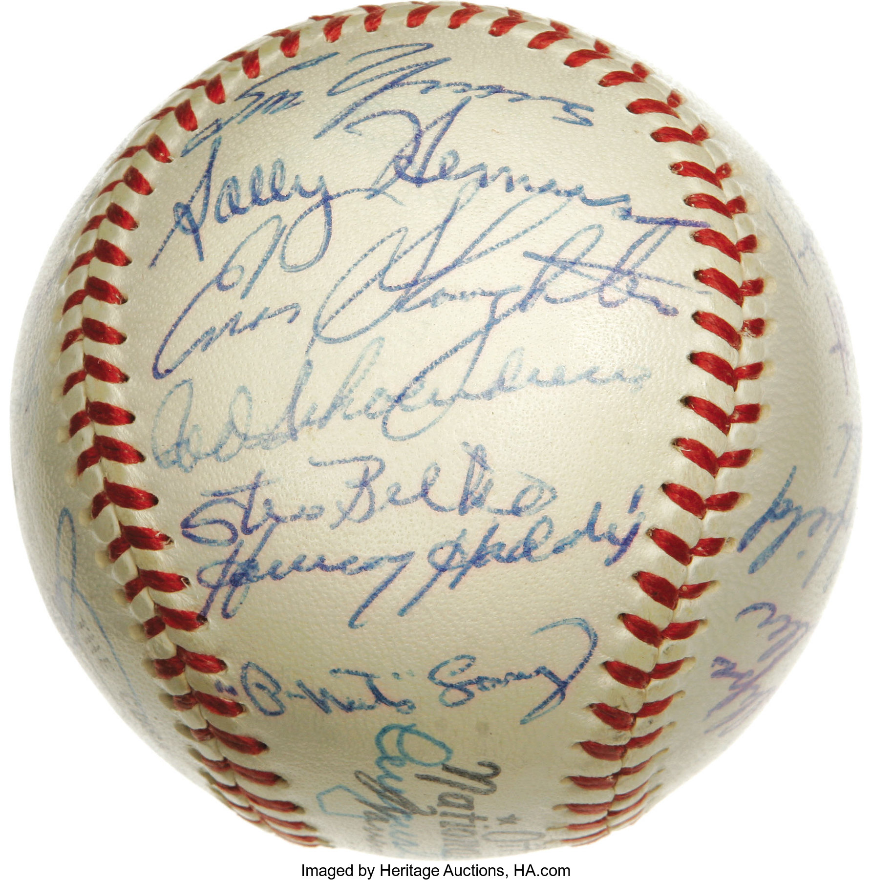 1953 St. Louis Cardinals Team Signed Baseball. Much Hall of Fame | Lot #10322 | Heritage Auctions