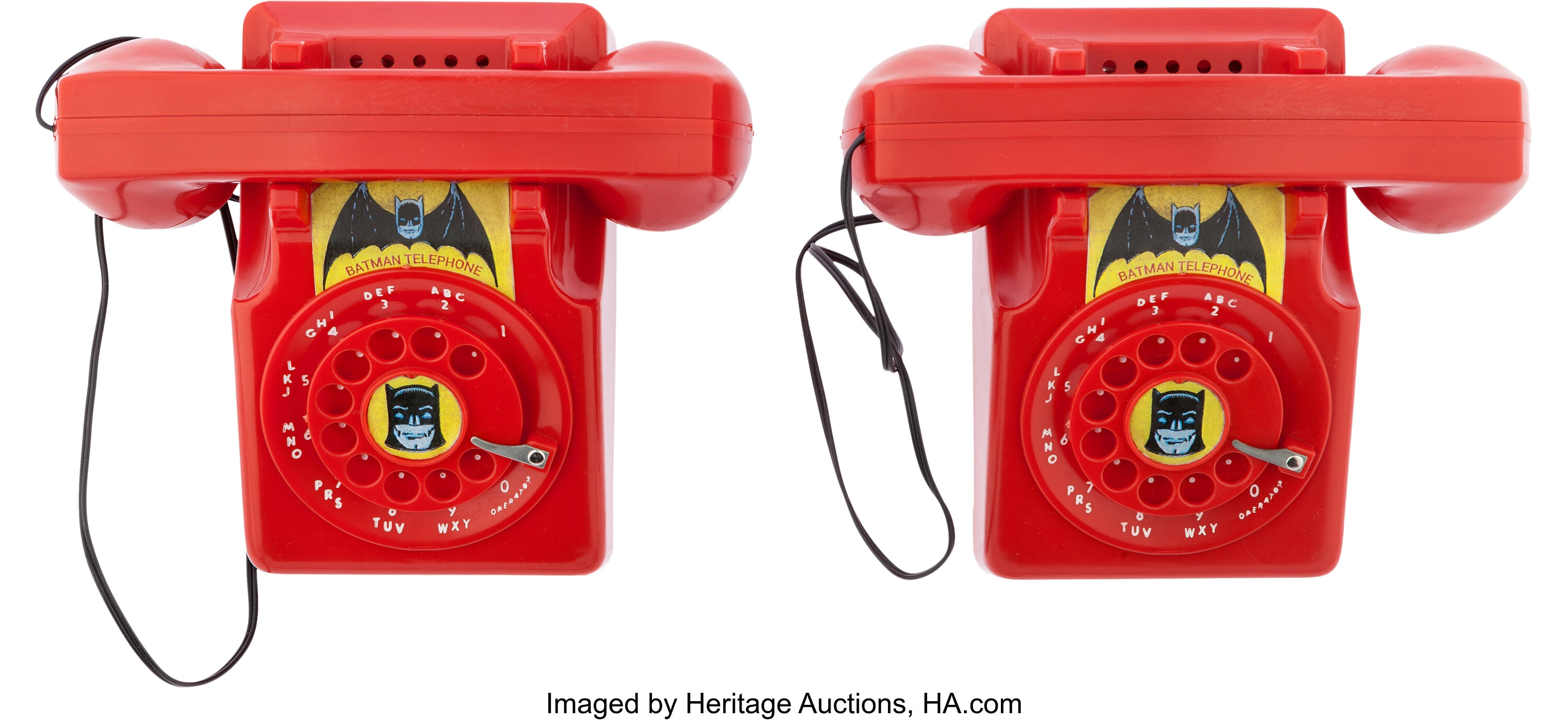 Batman Rare Dial Phone Set (Remco Toys, 1966).... Memorabilia | Lot #94594  | Heritage Auctions