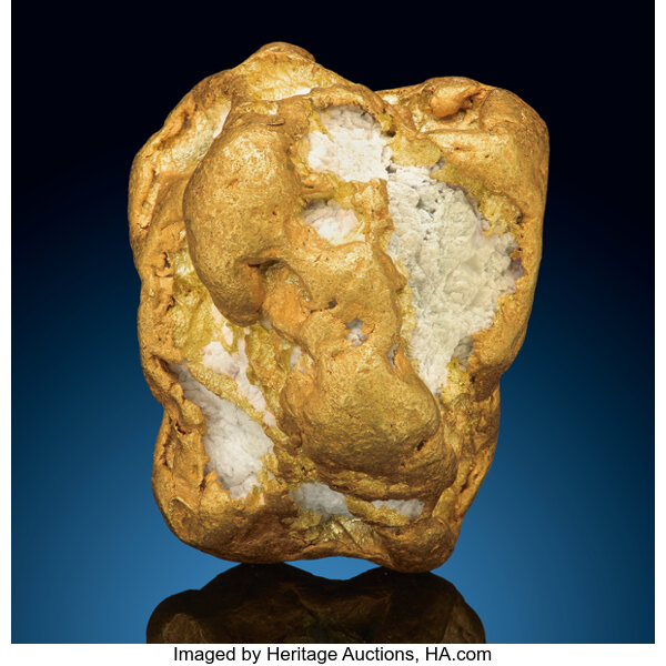 Minerals:Golds, Gold Nugget. Atlin Mining Division. British Columbia.Canada. ...