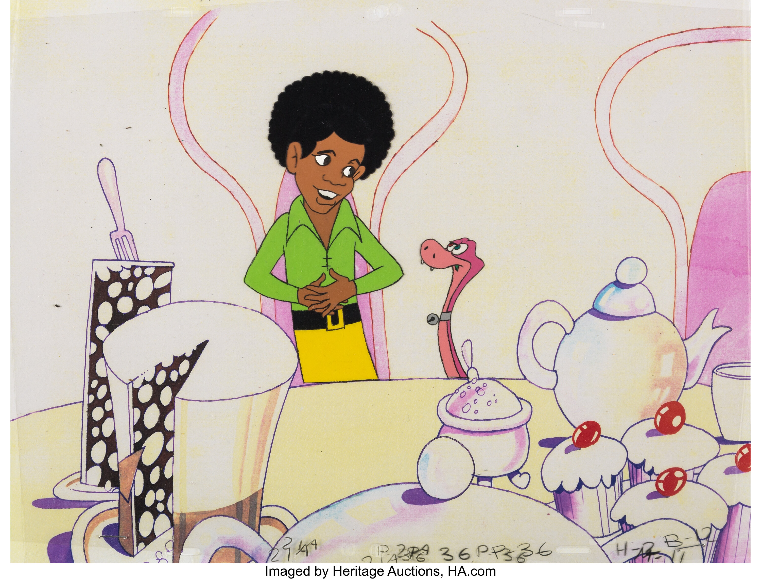 The Jackson 5ive Michael and Rosie Production Cel (Rankin-Bass, | Lot  #97751 | Heritage Auctions
