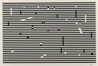 Yaacov Agam (b. 1928) Double Metamorphosis I, 1980 Screenprint on paper 35 x 49 inches (88.9 x 12