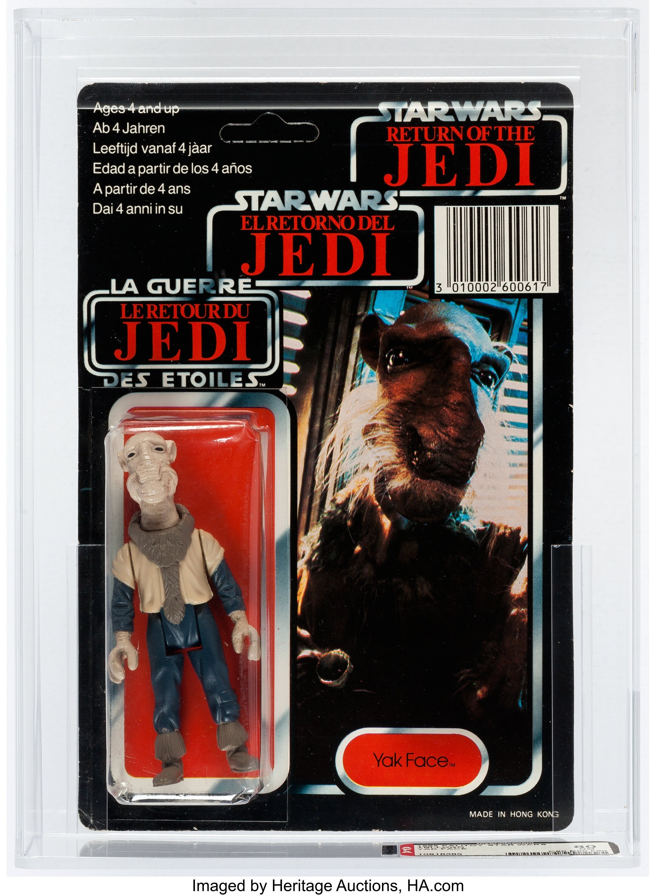Star Wars - Yak Face Tri-Logo Action Figure (Kenner-Palitoy, 1985) | Lot  #15915 | Heritage Auctions