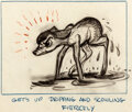 Animation Art:Concept Art, Bambi Concept/Layout Drawing by Marc Davis (Walt Disney, 1942). ...
