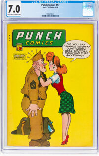 Punch Comics #17 (Chesler, 1946) CGC FN/VF 7.0 Light tan to off-white pages