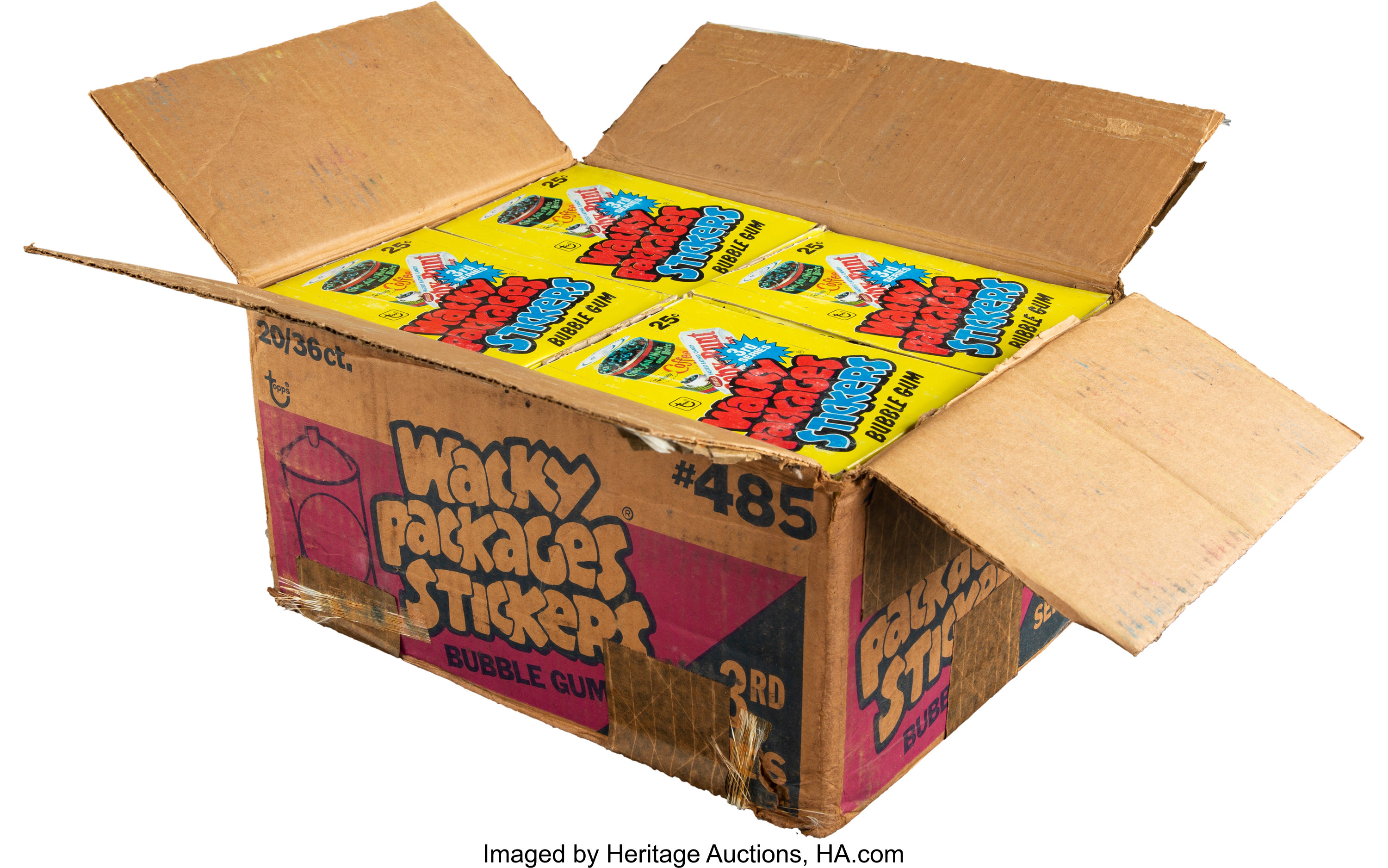 Wacky Packages Boxes 3rd Series Unopened Pack 