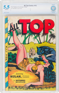 All Top Comics #13 (Fox Features Syndicate, 1948) CBCS FN- 5.5 Off-white pages