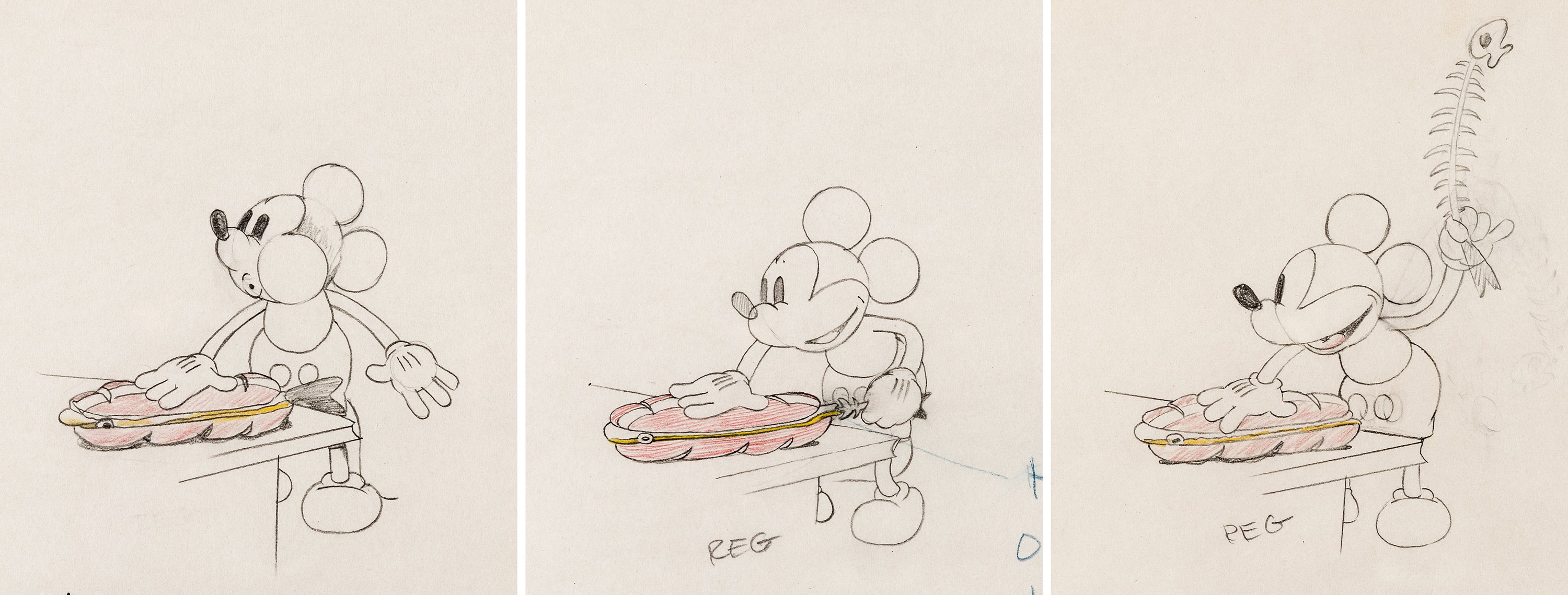 Building a Building Mickey Mouse Animation Drawings Sequence of 3 | Lot  #12126 | Heritage Auctions